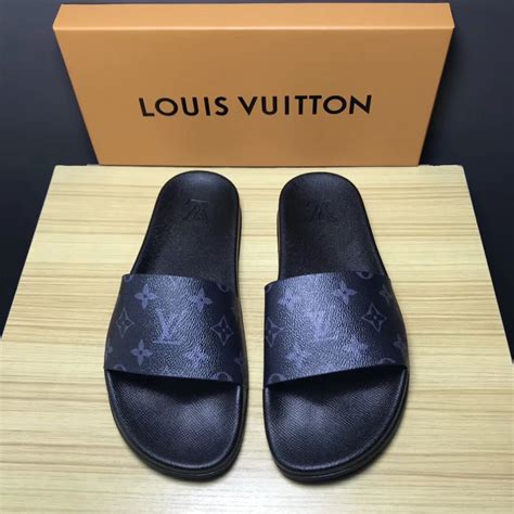 lv mens sandals|louis vuitton slippers men's.